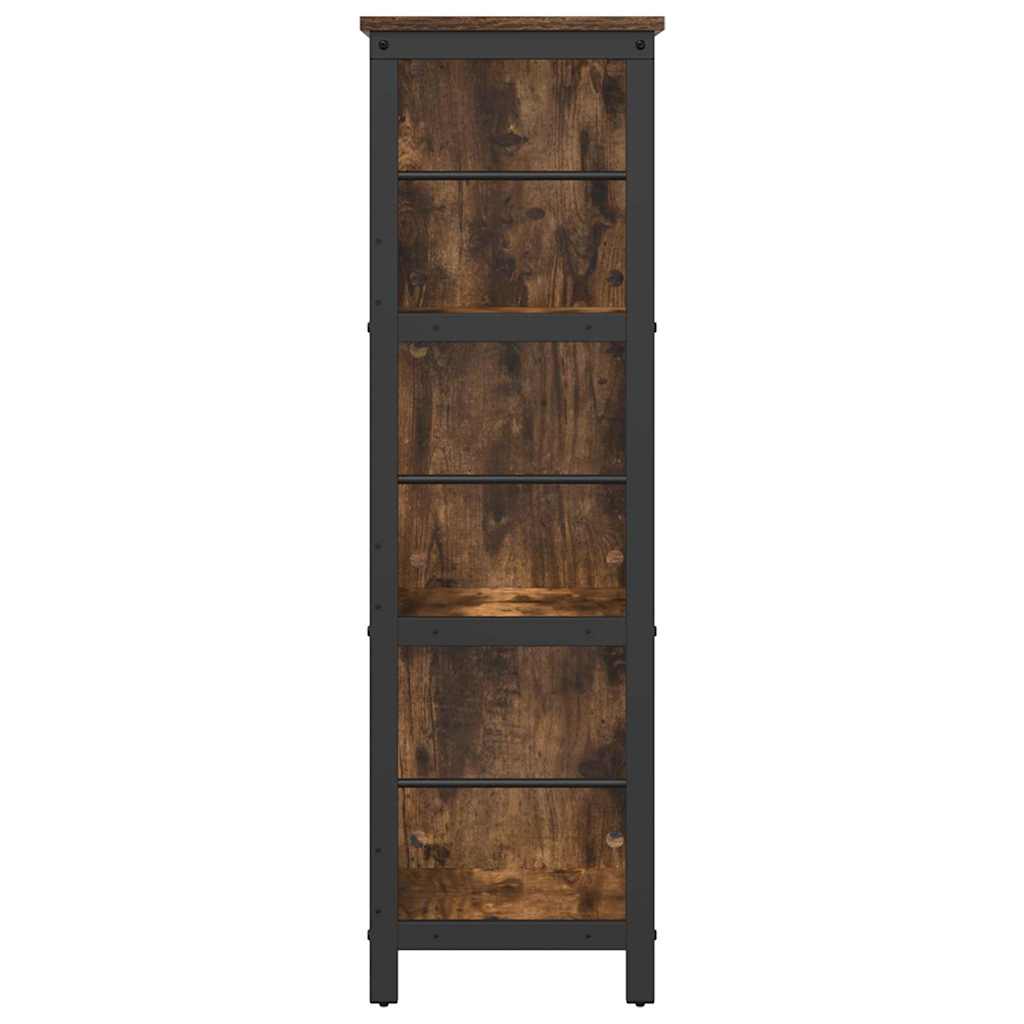 Boekenkast Gerookt eiken 102 x 32 x 104,5 cm Bewerkt hout