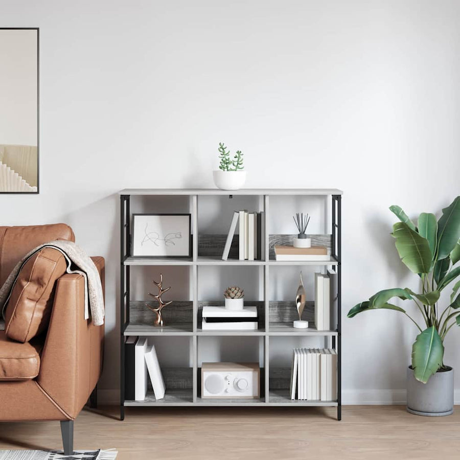 Boekenkast Grijs Sonoma 102 x 32 x 104,5 cm Bewerkt hout