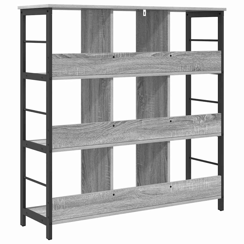 Boekenkast Grijs Sonoma 102 x 32 x 104,5 cm Bewerkt hout