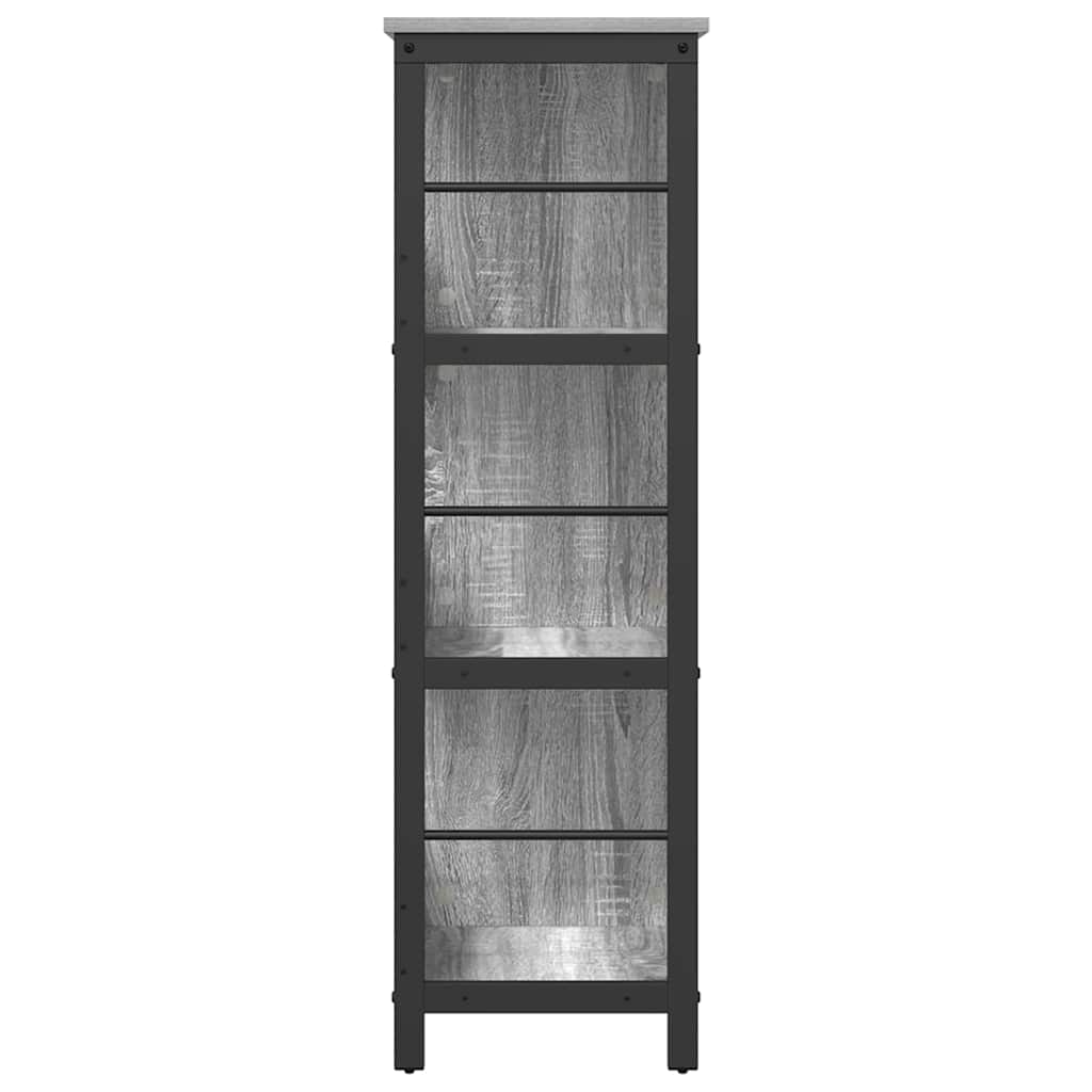 Boekenkast Grijs Sonoma 102 x 32 x 104,5 cm Bewerkt hout