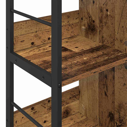 Boekenkast Oud Hout 102 x 32 x 104,5 cm Bewerkt hout