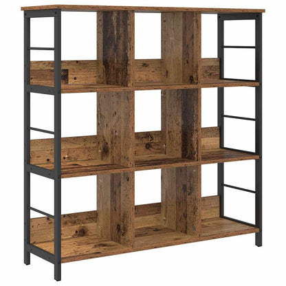 Boekenkast Oud Hout 102 x 32 x 104,5 cm Bewerkt hout