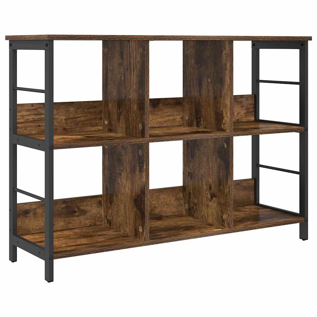 Boekenkast Gerookt eiken 102 x 32 x 72,5 cm Bewerkt hout