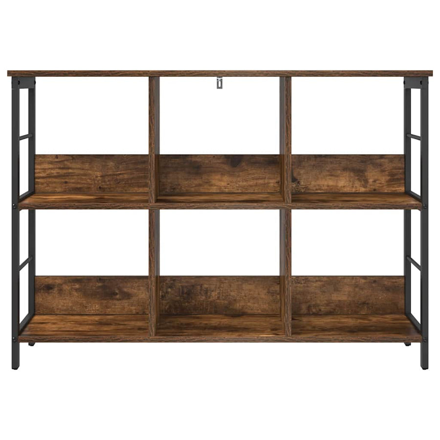 Boekenkast Gerookt eiken 102 x 32 x 72,5 cm Bewerkt hout