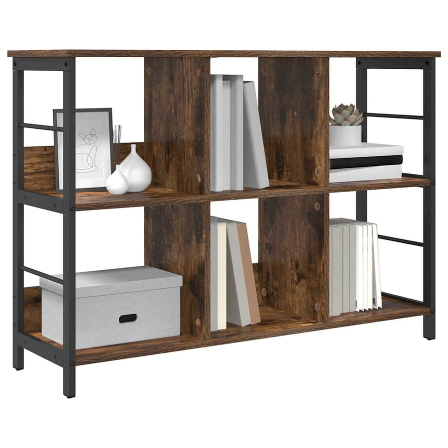 Boekenkast Gerookt eiken 102 x 32 x 72,5 cm Bewerkt hout