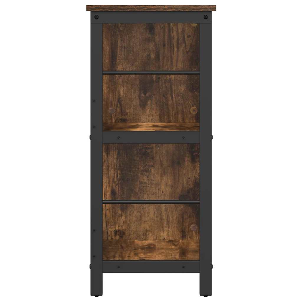 Boekenkast Gerookt eiken 102 x 32 x 72,5 cm Bewerkt hout