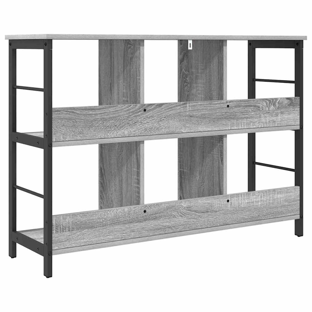 Boekenkast Grijs Sonoma 102 x 32 x 72,5 cm Bewerkt hout