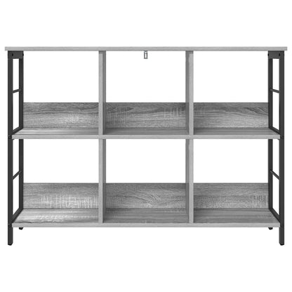 Boekenkast Grijs Sonoma 102 x 32 x 72,5 cm Bewerkt hout