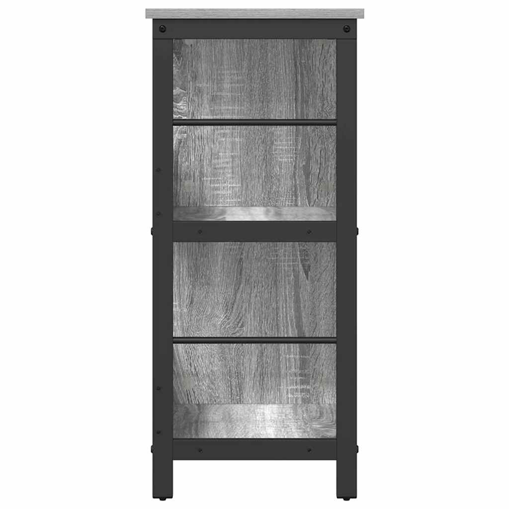 Boekenkast Grijs Sonoma 102 x 32 x 72,5 cm Bewerkt hout