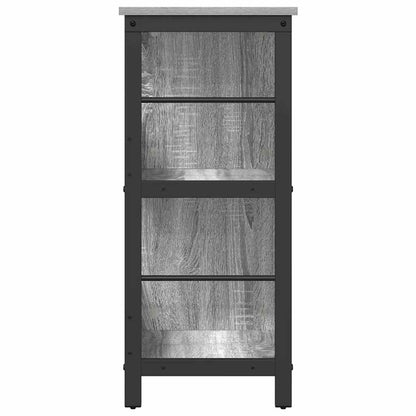 Boekenkast Grijs Sonoma 102 x 32 x 72,5 cm Bewerkt hout