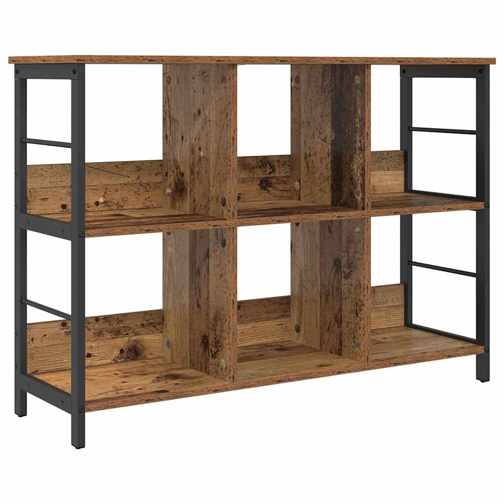 Boekenkast Oud Hout 102 x 32 x 72,5 cm Bewerkt hout