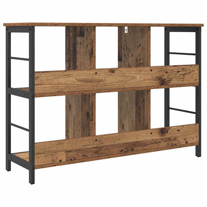 Boekenkast Oud Hout 102 x 32 x 72,5 cm Bewerkt hout