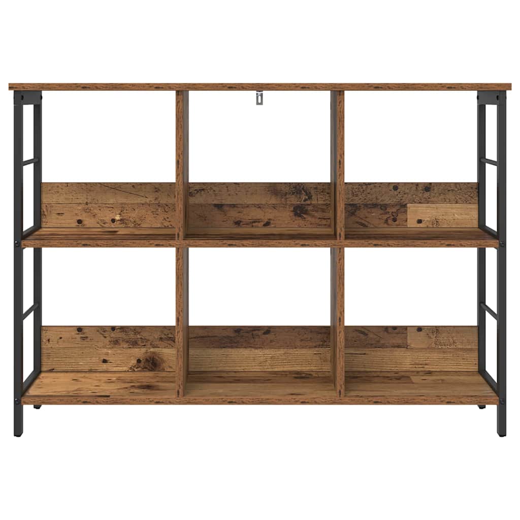 Boekenkast Oud Hout 102 x 32 x 72,5 cm Bewerkt hout
