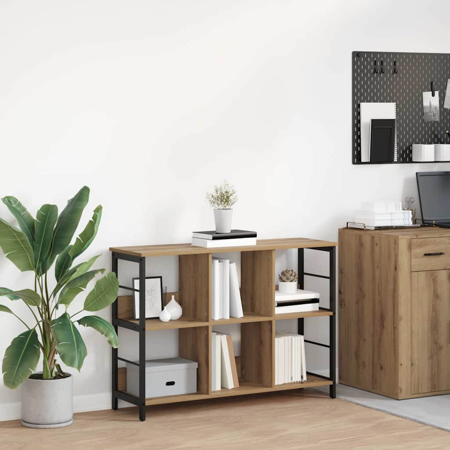Boekenkast Artisan Eiken 102 x 32 x 72,5 cm Bewerkt hout