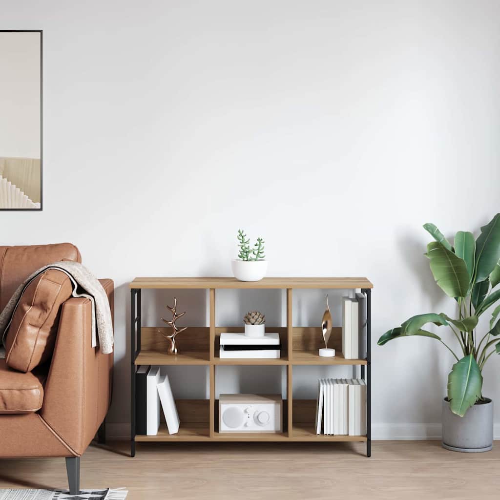 Boekenkast Artisan Eiken 102 x 32 x 72,5 cm Bewerkt hout