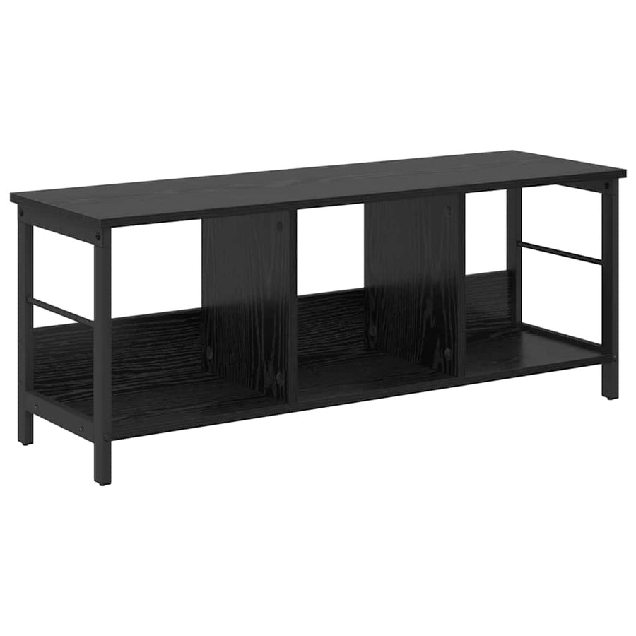 Boekenkast Zwart Eiken 102 x 32 x 40,5 cm Bewerkt hout