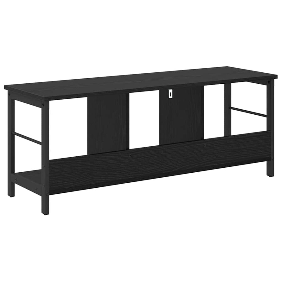 Boekenkast Zwart Eiken 102 x 32 x 40,5 cm Bewerkt hout