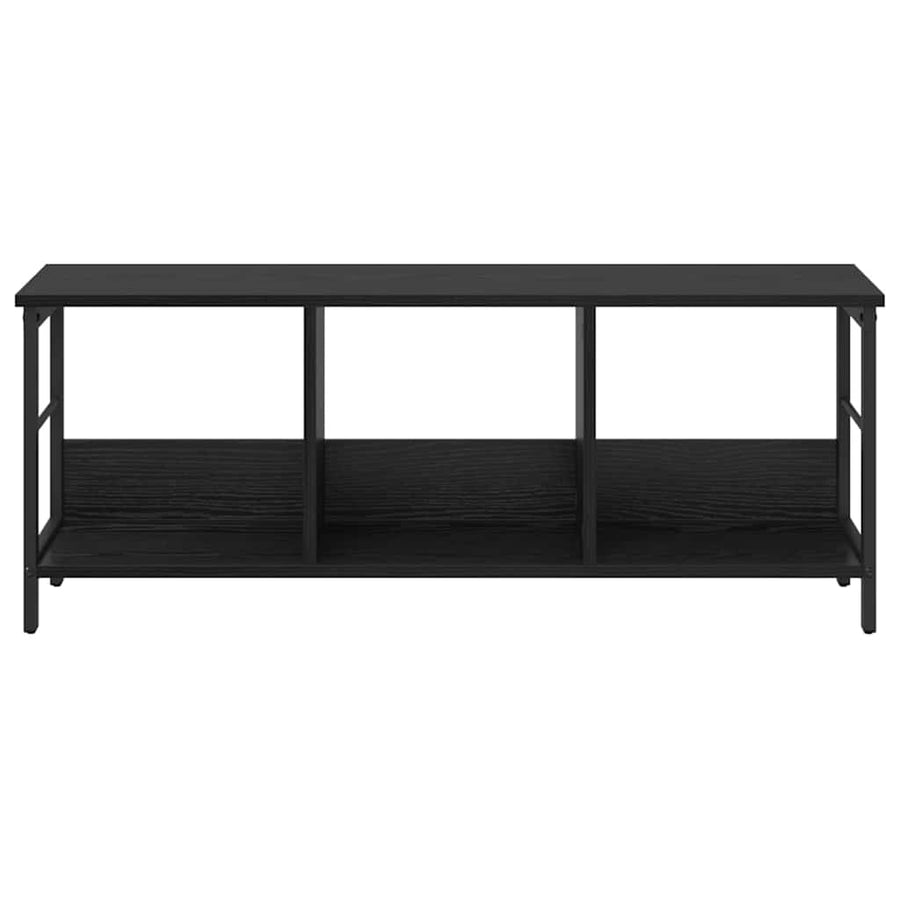 Boekenkast Zwart Eiken 102 x 32 x 40,5 cm Bewerkt hout