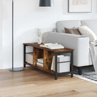 Bookcase Smoked oak 102 x 32 x 40.5 cm Engineered wood