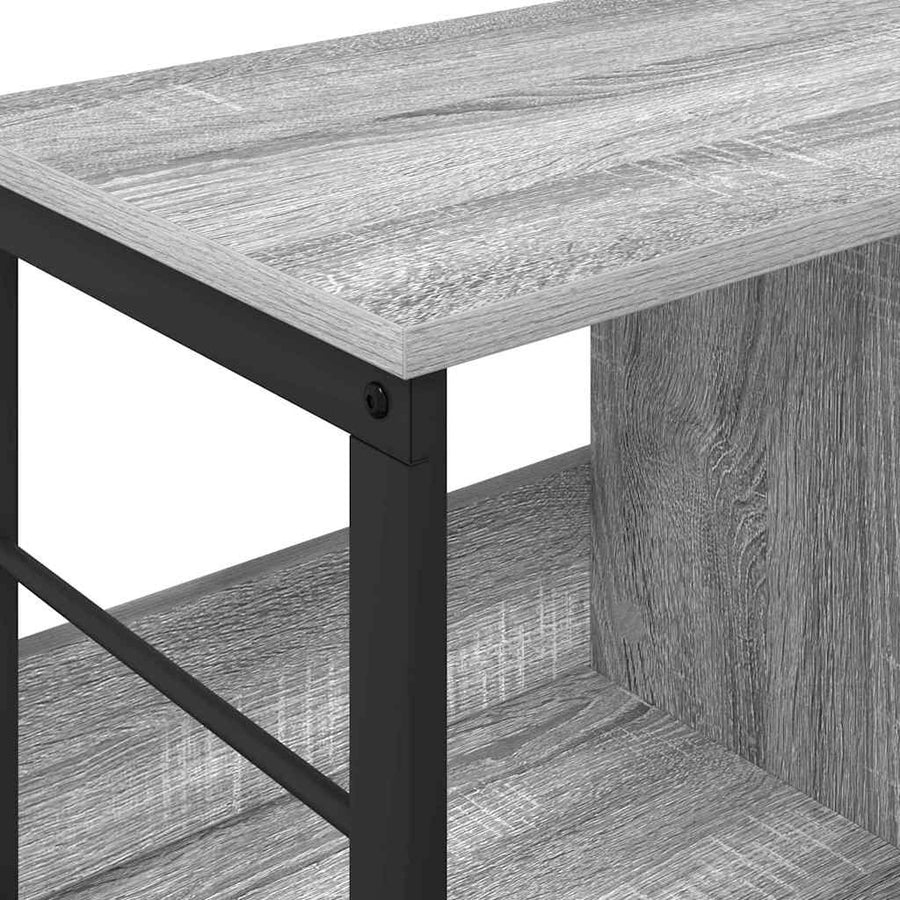 Boekenkast Grijs Sonoma 102 x 32 x 40,5 cm Bewerkt hout