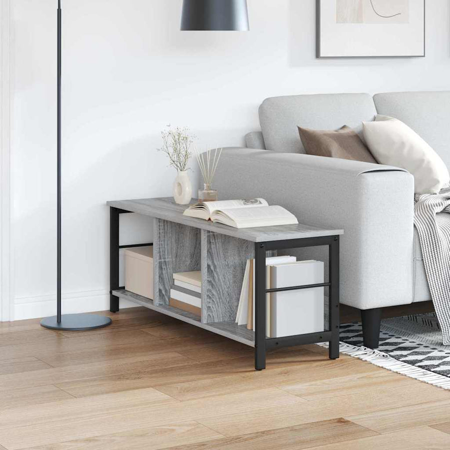 Boekenkast Grijs Sonoma 102 x 32 x 40,5 cm Bewerkt hout