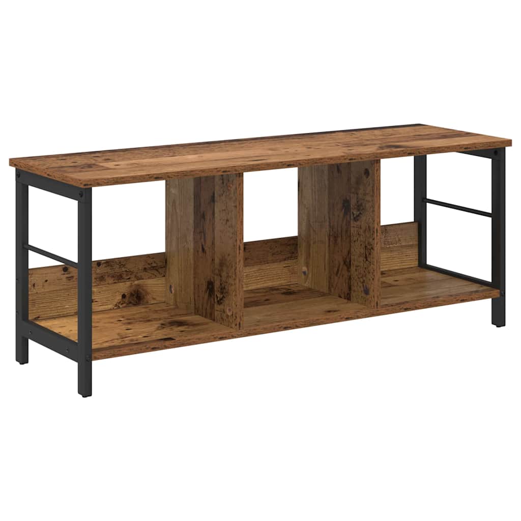 Boekenkast Oud Hout 102 x 32 x 40,5 cm Bewerkt hout