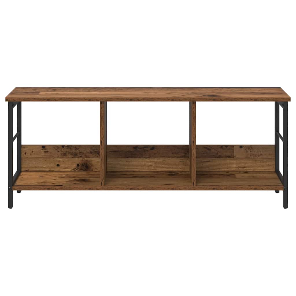 Boekenkast Oud Hout 102 x 32 x 40,5 cm Bewerkt hout