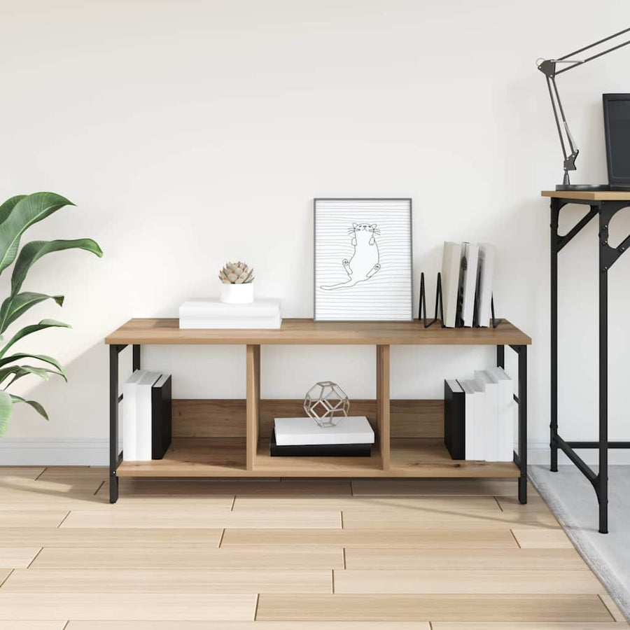 Boekenkast Artisan Eiken 102 x 32 x 40,5 cm Bewerkt hout