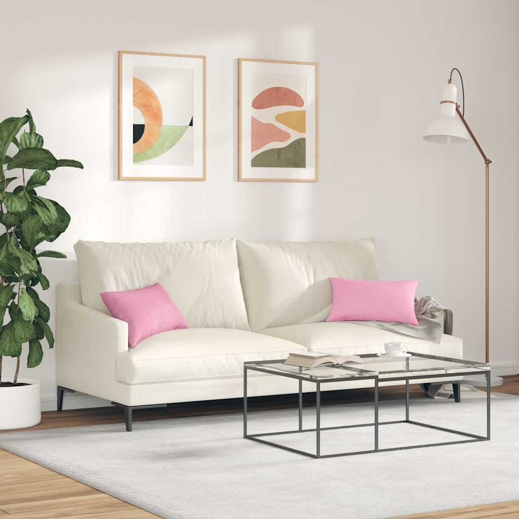 Sofa Kussens 2 pcs Roze 30 x 50 cm