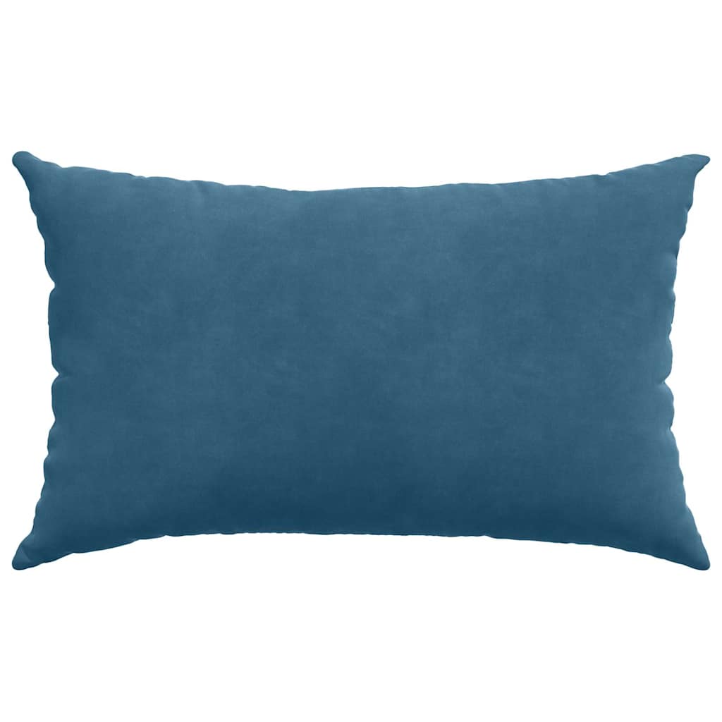Sofa Kussens 2 pcs Blauw 50 x 30 cm Katoen Stof