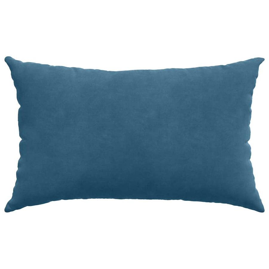 Sofa Kussens 2 pcs Blauw 50 x 30 cm Katoen Stof