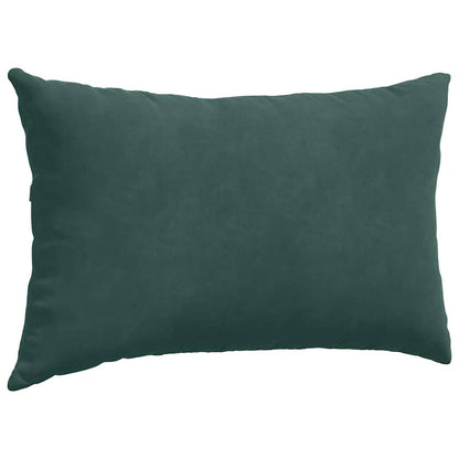 Sofa Kussens 2 pcs Donkergroen 50 x 30 cm Katoen Stof
