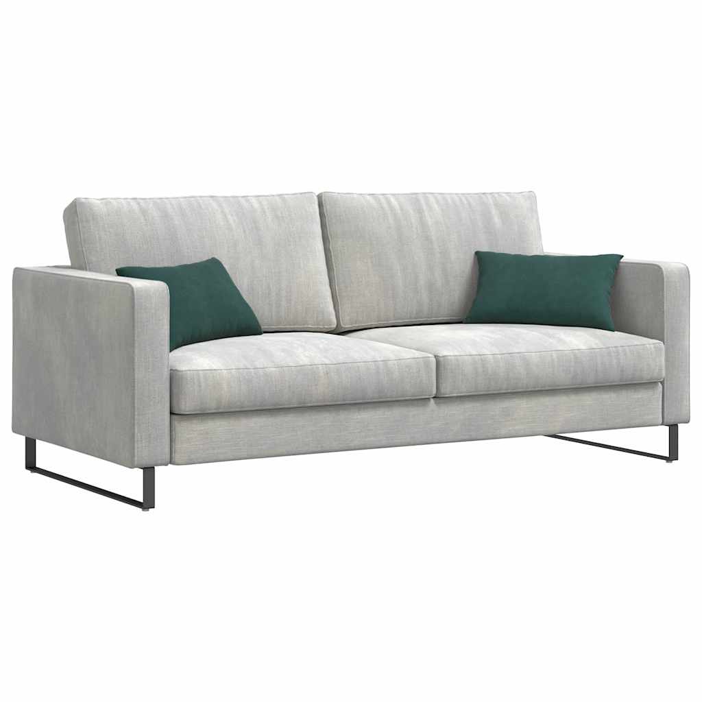 Sofa Kussens 2 pcs Donkergroen 50 x 30 cm Katoen Stof