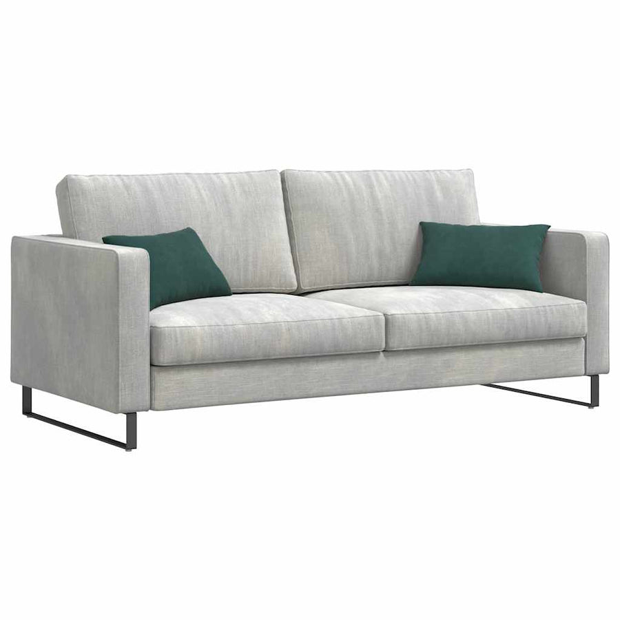 Sofa Kussens 2 pcs Donkergroen 50 x 30 cm Katoen Stof