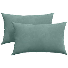 Sofa Kussens 2 pcs Zeegroen 50 x 30 cm Katoen Stof