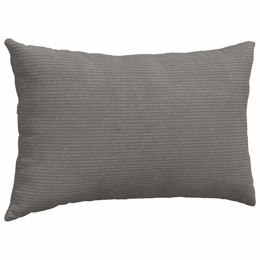 Sofa Kussens 2 pcs Lichtgrijs 50 x 30 cm Katoen Stof