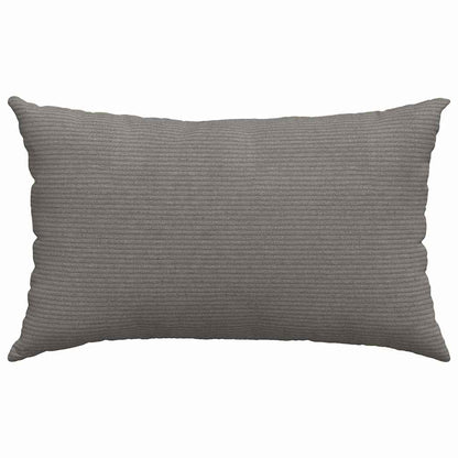 Sofa Kussens 2 pcs Lichtgrijs 50 x 30 cm Katoen Stof