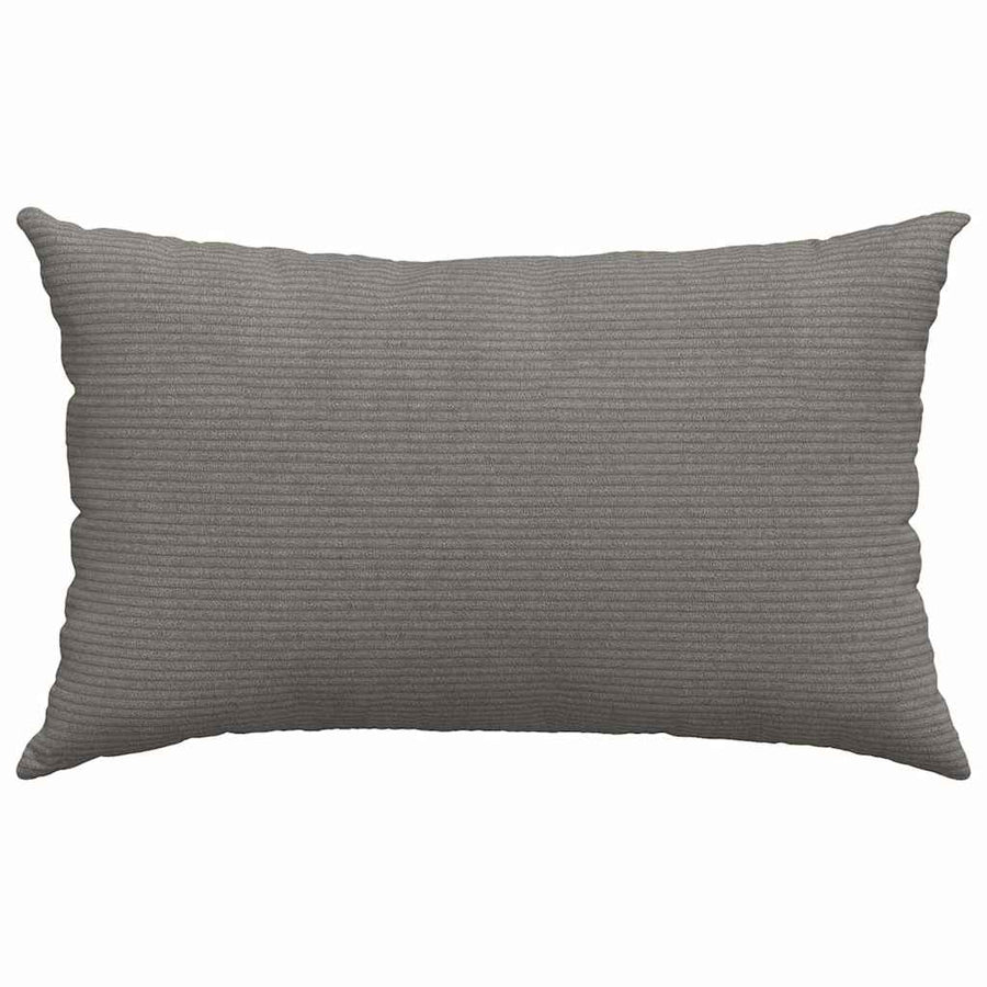 Sofa Kussens 2 pcs Lichtgrijs 50 x 30 cm Katoen Stof