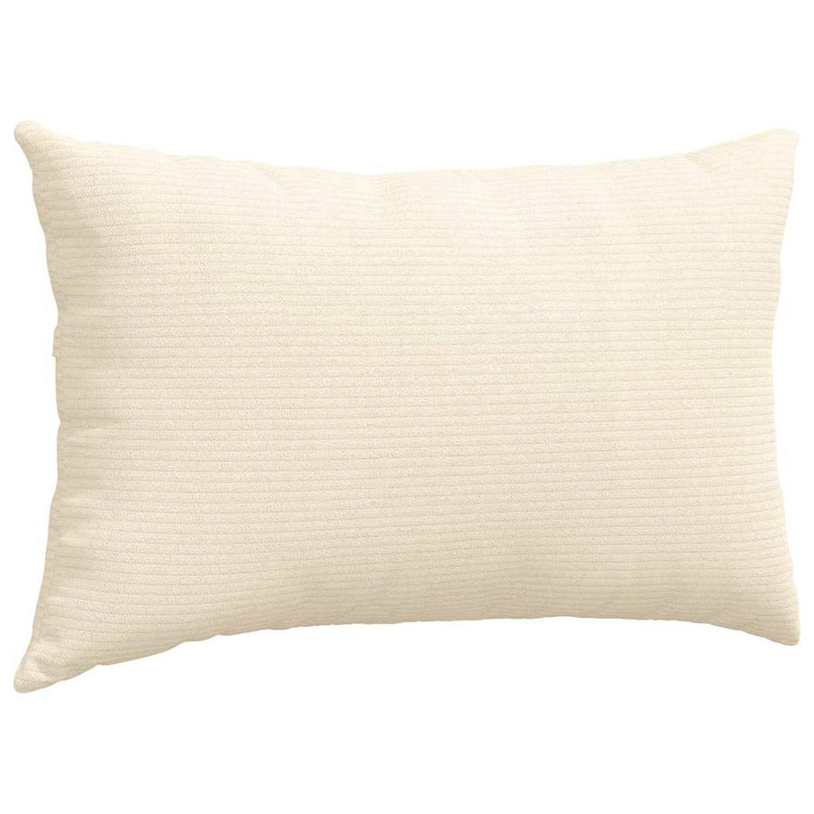 Sofa Kussens 2 pcs Crème 50 x 30 cm Katoen Stof