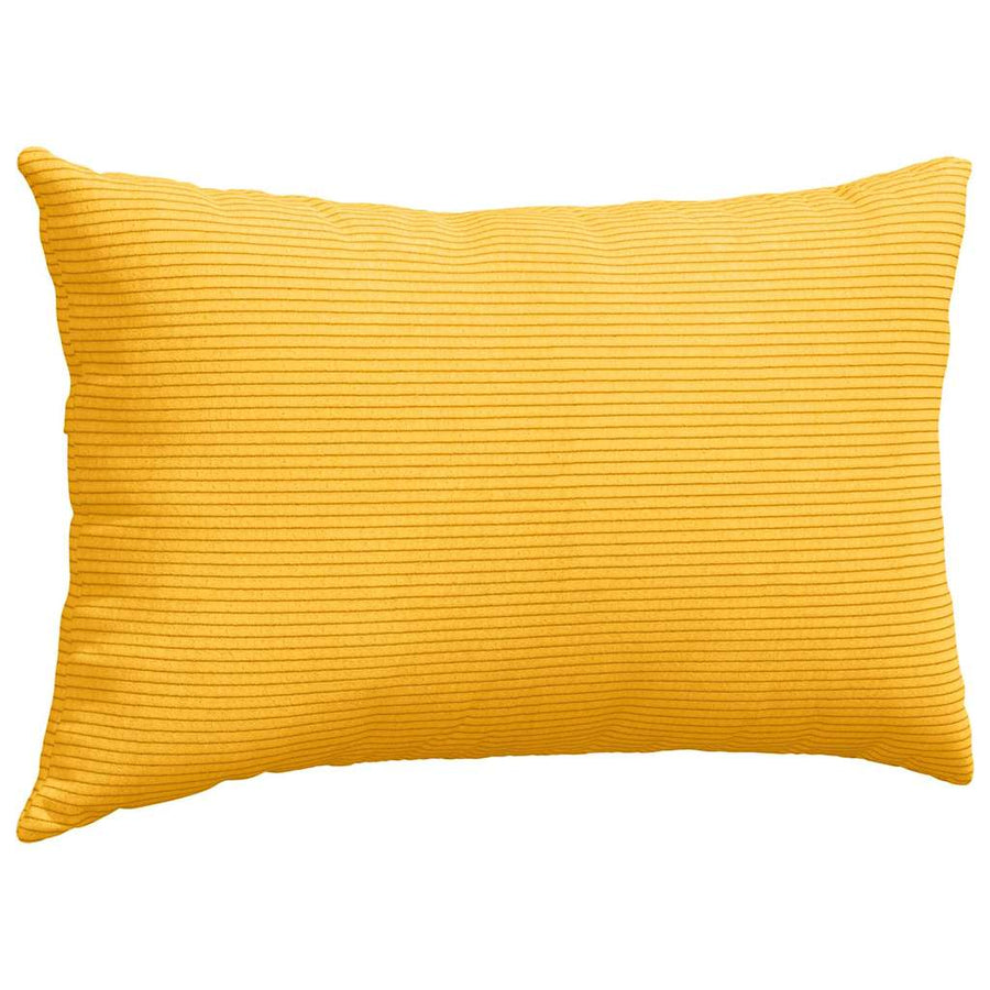 Sofa Kussens 2 pcs Lichtgeel 50 x 30 cm Katoen Stof