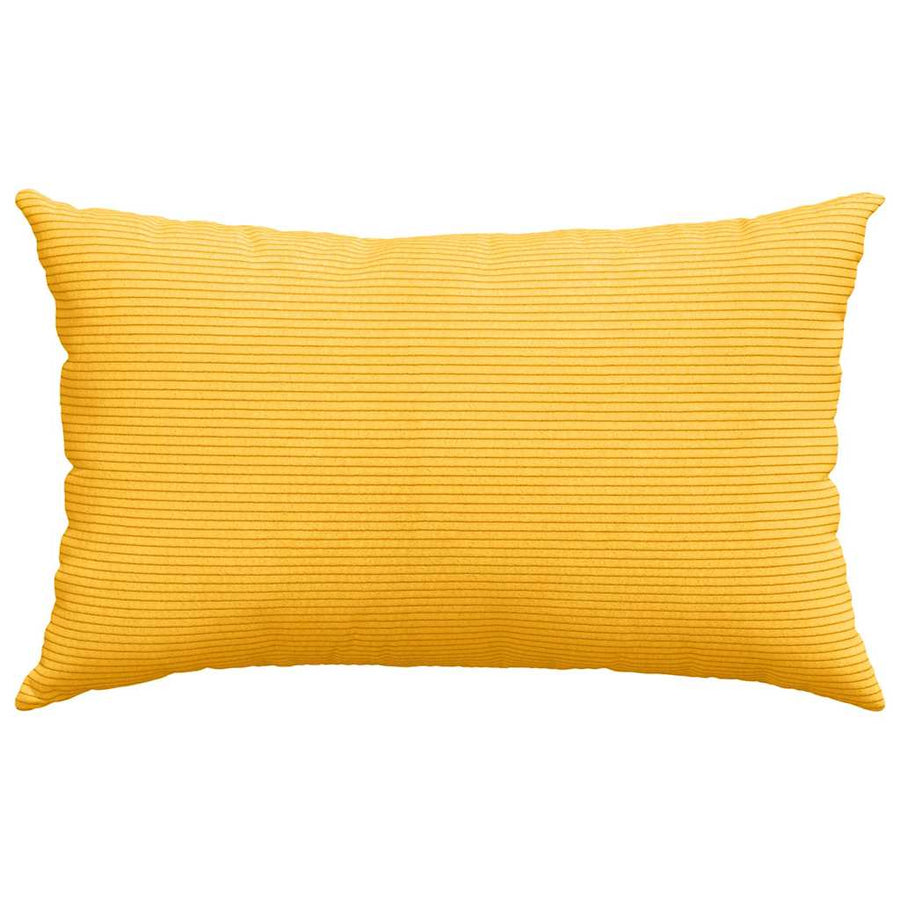 Sofa Kussens 2 pcs Lichtgeel 50 x 30 cm Katoen Stof