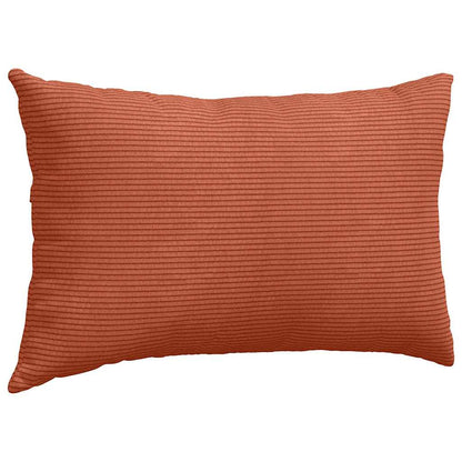 Sofa Kussens 2 pcs Rood-oranje 50 x 30 cm Katoen Stof
