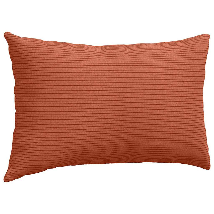 Sofa Kussens 2 pcs Rood-oranje 50 x 30 cm Katoen Stof