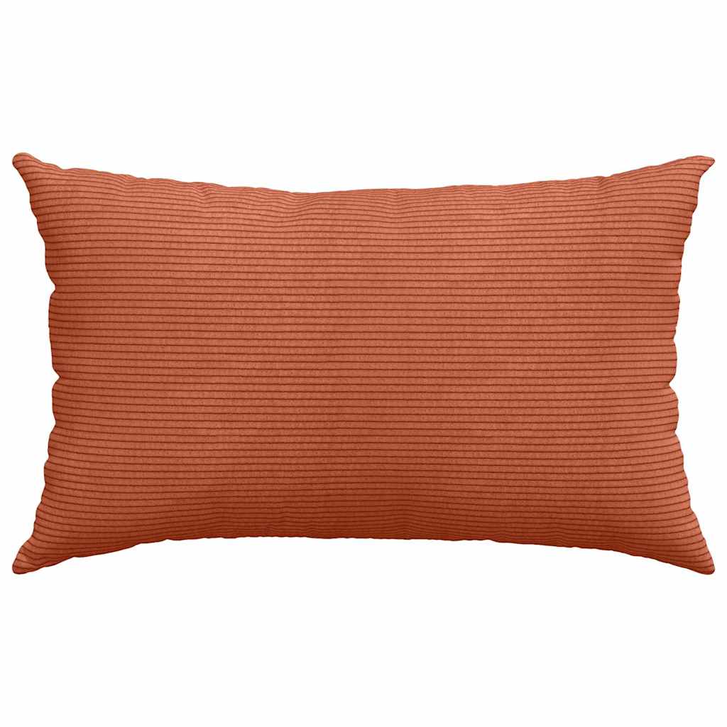 Sofa Kussens 2 pcs Rood-oranje 50 x 30 cm Katoen Stof