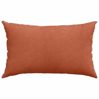 Sofa Kussens 2 pcs Rood-oranje 50 x 30 cm Katoen Stof