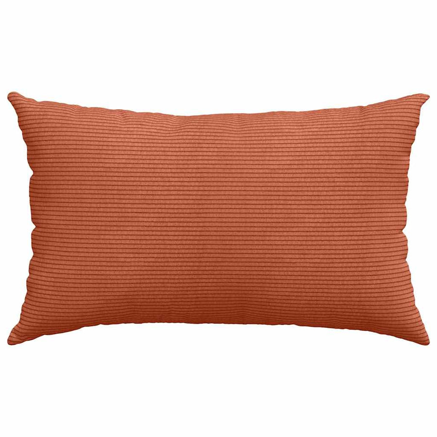Sofa Kussens 2 pcs Rood-oranje 50 x 30 cm Katoen Stof