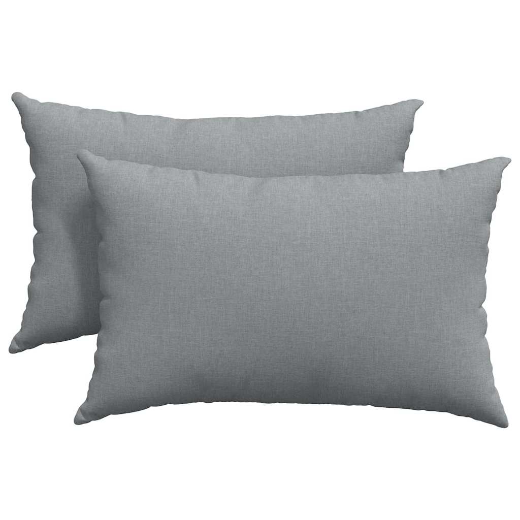 Sofa Kussens 2 pcs Lichtgrijs 40 x 60 cm