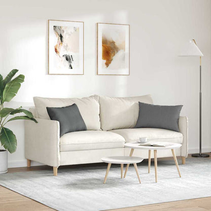 Sofa Kussens 2 pcs Donkergrijs 40 x 60 cm