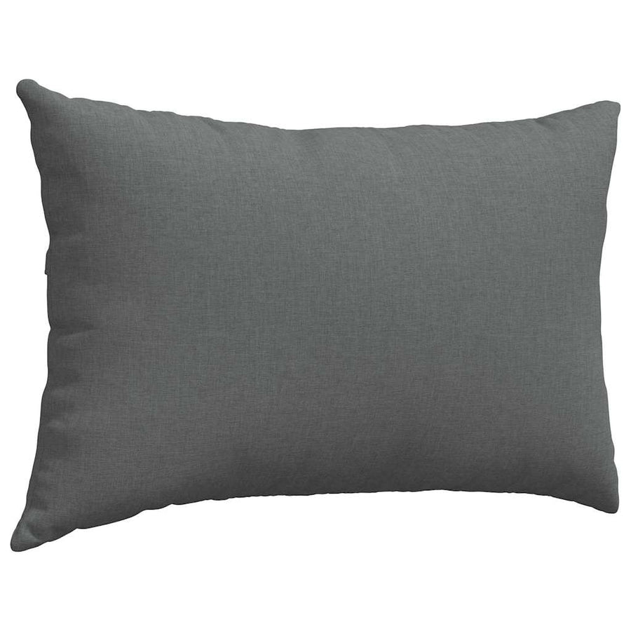 Sofa Kussens 2 pcs Donkergrijs 40 x 60 cm