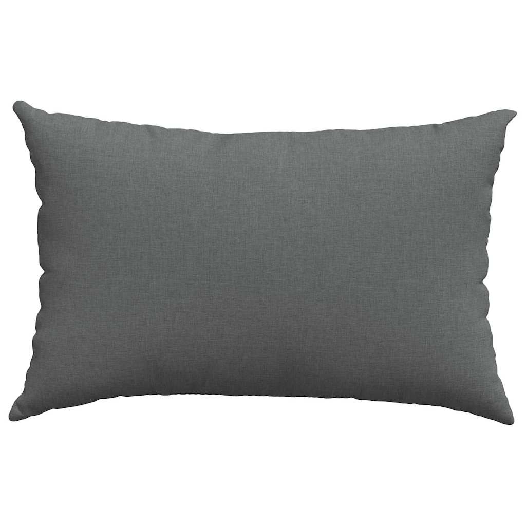Sofa Kussens 2 pcs Donkergrijs 40 x 60 cm